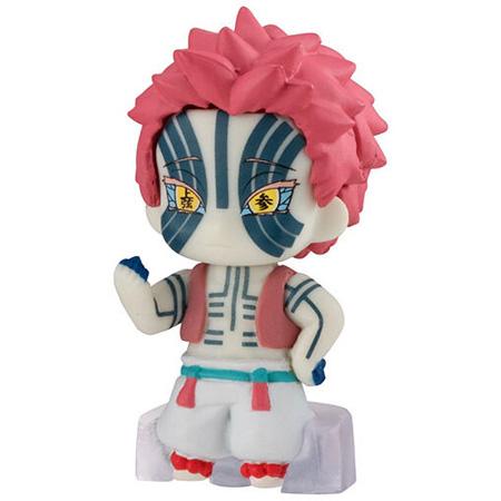 鬼滅の刃 ならぶんです。4 猗窩座 あかざ 単品 ガチャ きめつ キャラ アニメ グッズ 毀滅 カプ...