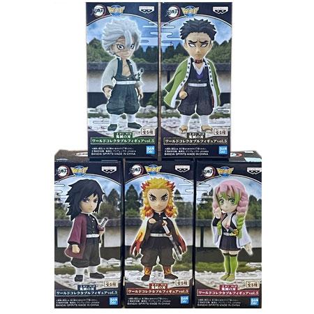 鬼滅の刃 ワールドコレクタブルフィギュア vol.5 全5種 冨岡 義勇 煉獄 杏寿郎 累 甘露寺 ...