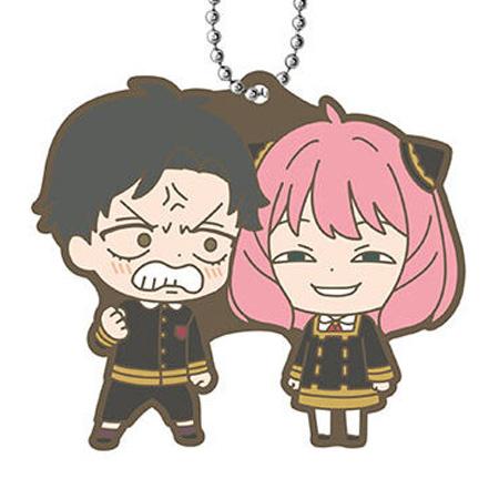 SPY×FAMILY カプセルラバーマスコット4 ダミアン&amp;アーニャ 単品 スパイファミリー ガチャ...