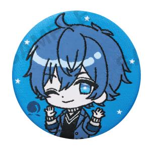 カラフルピーチ ぺたっとねじまき 刺繍缶バッジ 4種セット : セレン