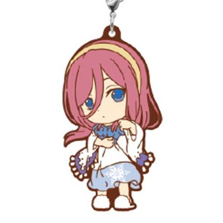 一番くじ 五等分の花嫁∬ 祝福の門出 L賞 ラバーストラップ 中野 三玖 単品 なかの みく アニメ...