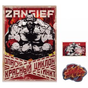 一番くじ ストリートファイター6 H賞 クリアファイル＆ステッカー ZANGIEF 単品 ザンギエフ STREET FIGHTER 6 格闘ゲーム