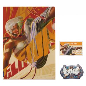 一番くじ ストリートファイター6 H賞 クリアファイル＆ステッカー ELENA 単品 エレナ STREET FIGHTER 6 格闘ゲーム グッズ