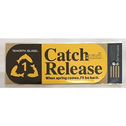 釣りステッカーNo.28 Catch and Release 20×8cm NORTH ISLAND