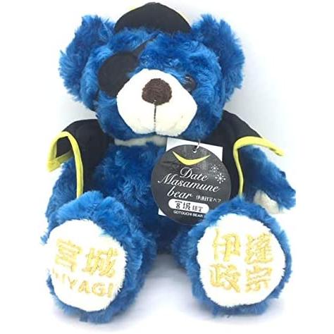 ご当地ベア 宮城伊達政宗ベア2 ぬいぐるみS 藤二誠【宮城限定】【終売・デッドストック】