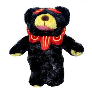 ご当地ベア 沖縄シーサーベア 黒 ボールチェーンST 藤二誠