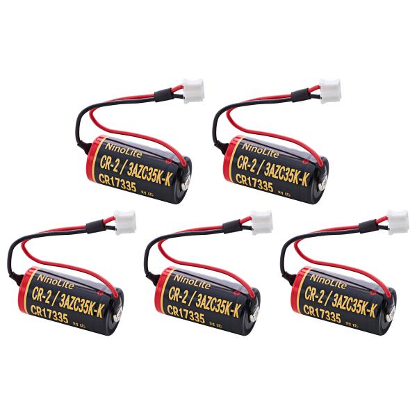 NinoLite CR-2/3AZC35K-K 対応 大容量 リチウムリチウム電池 5個セット 、S...