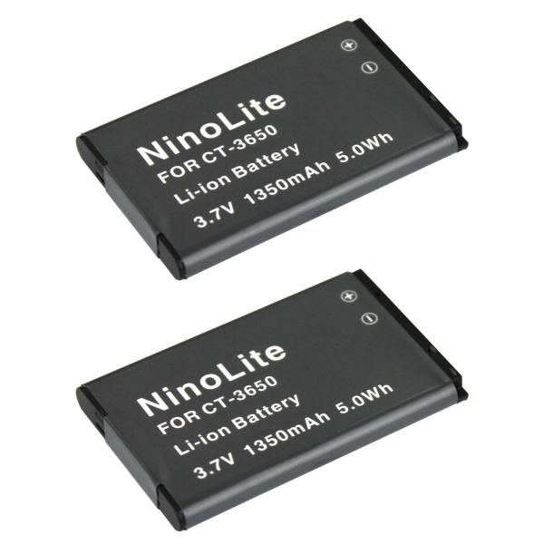 NinoLite CT-3650 互換バッテリー２個セット CONTOUR VholdR Conto...