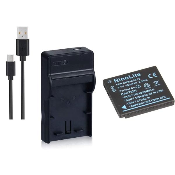 TKG』 【セット】DC118 USB型充電器+DMW-BCK7 対応互換バッテリーのセット