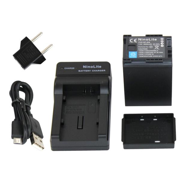 tkg』NinoLIte ３点セット BP-828 互換 バッテリー + USB型 充電器 +海外用...