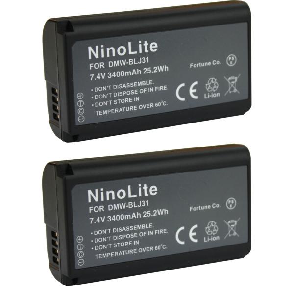 TKG』 NinoLite DMW-BLJ31 互換バッテリー ２個セット パナソニック DC-S1...