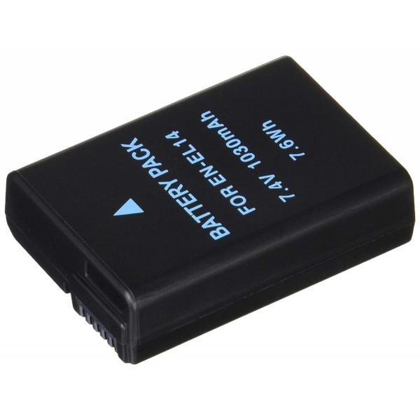 TKG』　ニコン EN-EL14/EN-EL14a 互換バッテリー D5200・D5100・D330...