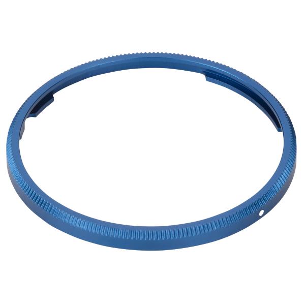 NinoLite リングキャップ　ブルー色、GRIII、GR3 対応、カメラをオシャレにする交換用リ...