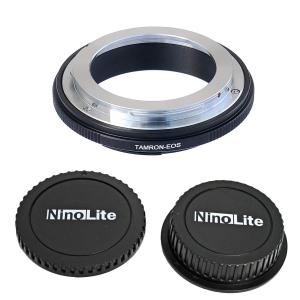 TKG』 NinoLite ３個セット Tamron-EOS アダプター ＋ キャノン EFレンズ & EOSカメラボディ用キャップ