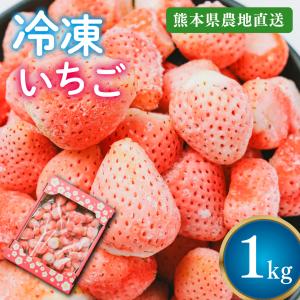 【送料無料｜希少な白いちご】冷凍いちご 淡雪 1kg 熊本県産 国産 完熟 冷凍イチゴ 冷凍フルーツ スムージー いちごミルク ジャム かき氷 家庭用 雅乃苺
