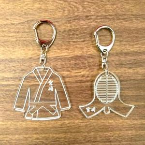 道着 面 スポーツ キーホルダー 空手 柔道 ...の詳細画像2