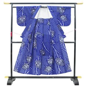 夏物 本場有松鳴海絞り 浴衣 リサイクル 有松...の詳細画像2