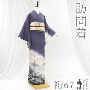 訪問着 着物 阿部佳雪 十日町友禅 作家物 正絹 袷 フォーマル