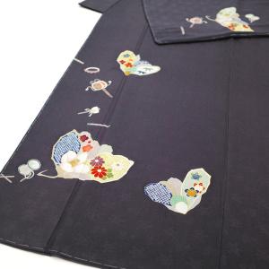 訪問着 着物 正絹 袷 縮緬 作家物 泰常 金...の詳細画像5