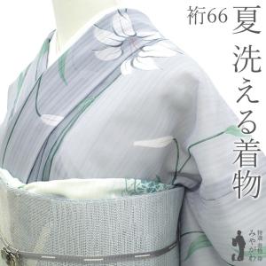 すごい値！ 夏物 江戸小紋 着物 単衣 絽 正絹 一斤染色 一つ紋 未使用