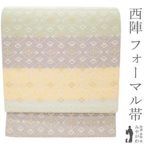 本袋帯 京都 西陣 川島織物 高級 本金 正絹 絹 金糸 色紙文 名物裂