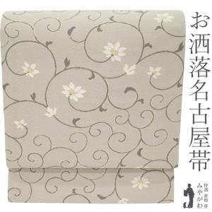 [美品] 絽　夏帯　名古屋帯　正絹　白　洒落帯　小紋　紬　無地　夏着物　薄物 美品] 絽 洗える 夏帯 名古屋帯 お太鼓柄 白 小紋 紬 無地 夏着物 薄物