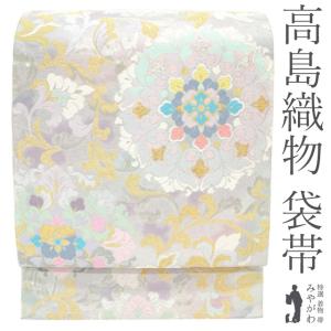 すごい値！袋帯 正絹 京都 西陣 上質 金糸 黒地 梅 笹 絹芯仕立て
