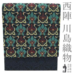 袋帯 未使用 正絹 京都 西陣 黒金地 一寸法師 打ち出の小槌 鬼 姫 織り柄 昔話 美品 カジュアル 新古品 仕立て上がり みやがわ sb55267 袋帯 未使用 正絹 京都 西陣 黒金地 一寸法師 打ち出の小槌 鬼 姫 織り