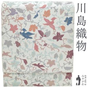 袋帯 未使用 フォーマル 正絹 手刺繍 蘇州刺繍 引箔地 金色地 菊 草花