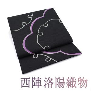 袋帯 フォーマル 正絹 京都 西陣 となみ織物 となみ帯 金糸 黒地 黒金