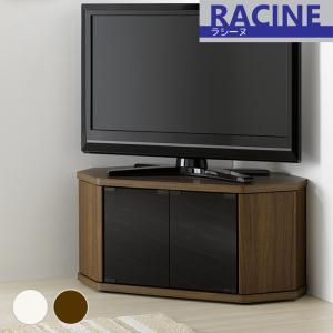朝日木材加工 テレビ台 コーナー ハイタイプ 収納付き 32型 省スペース