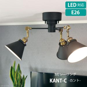 シーリングライト LED電球対応 照明器具 3灯 スポットライト 北欧 おしゃれ 天井照明 3灯 引っ掛けシーリング KANT-C ELUX｜miyaguchi