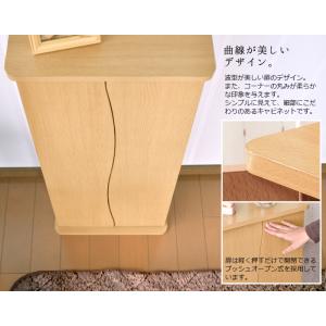 本棚 扉付き スリム CDラック DVDラック...の詳細画像2