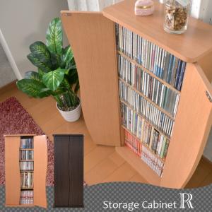 本棚 扉付き CD・DVD収納ラック キャビネット 大容量