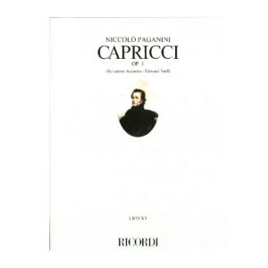 ヴァイオリン楽譜 24の奇想曲 op. 1（アッカルド校訂）/24 Capricci op. 1｜miyaji-onlineshop