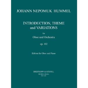 【オーボエ楽譜】序奏、主題と変奏曲 op. 102/Introduction  Theme and Variations op. 102｜miyaji-onlineshop