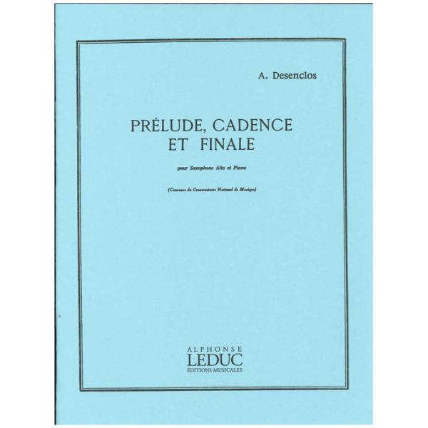 サックス楽譜 前奏曲、カデンツァとフィナーレ/Prelude  Cadence et Finale
