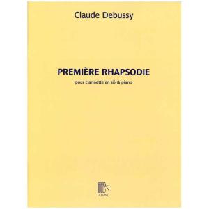 クラリネット楽譜 狂詩曲第１番、クラリネットとピアノのための/Premiere Rhapsodie L 125(117) (rev.)｜miyaji-onlineshop