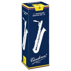 Vandoren バンドレン B♭クラリネット リード【V12 銀箱 3・1/2+