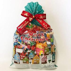 クリスマスお菓子 お菓子袋詰め 子ども クリスマス会 クリスマス巾着 （L）の商品画像