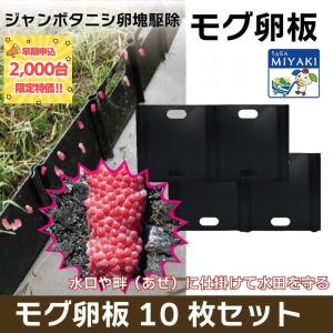 モグ卵板（10枚入）SPT300-A10 ジャンボタニシ 卵塊駆除 スクミリンゴガイ 漏水対策 モグラ対策 畦 お米 田んぼ 田植え 防除 捕獲機