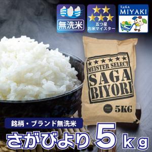 無洗米さがびより５ｋｇ お米 佐賀県産 ５キロ ご飯 単一原料 送料無料