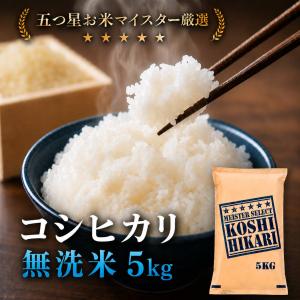 無洗米 コシヒカリ 5kg 送料無料 産地直送 ...の商品画像
