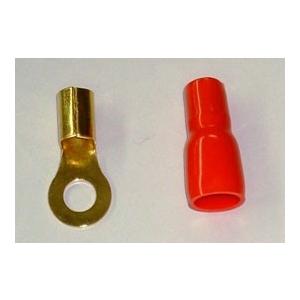 アーシング ターミナル ４ゲージ用 丸端子/丸型端子（＋）プラス用