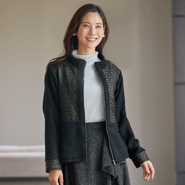 ジャケット アウター レディース おしゃれ 春 秋冬 ミセス シニア ファッション 40代 50代 ...