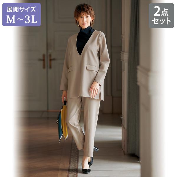 セットアップ レディース おしゃれ 50代 60代 70代 80代 ミセス シニア ファッション 春...