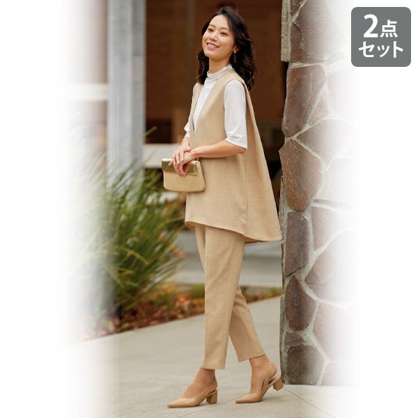 セットアップ 40代 50代 60代 70代 80代 ミセス シニア ファッション 大人 おしゃれ ...