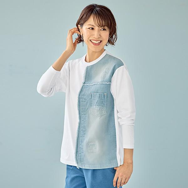 プルオーバー トップス レディース おしゃれ 春夏 ミセス シニア ファッション 40代 50代 6...