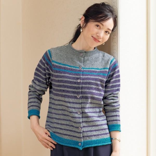 カーディガン レディース おしゃれ 秋冬 ミセス シニア ファッション 40代 50代 60代 70...