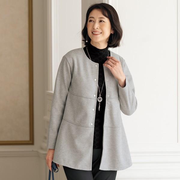 ジャケット アウター レディース おしゃれ 春 秋冬 ミセス シニア ファッション 40代 50代 ...